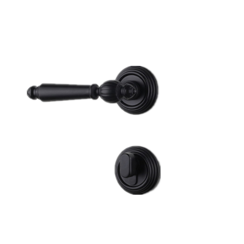 美式黑色隐形门锁单面锁室内背景墙金色暗门锁隐藏门把手房间门锁