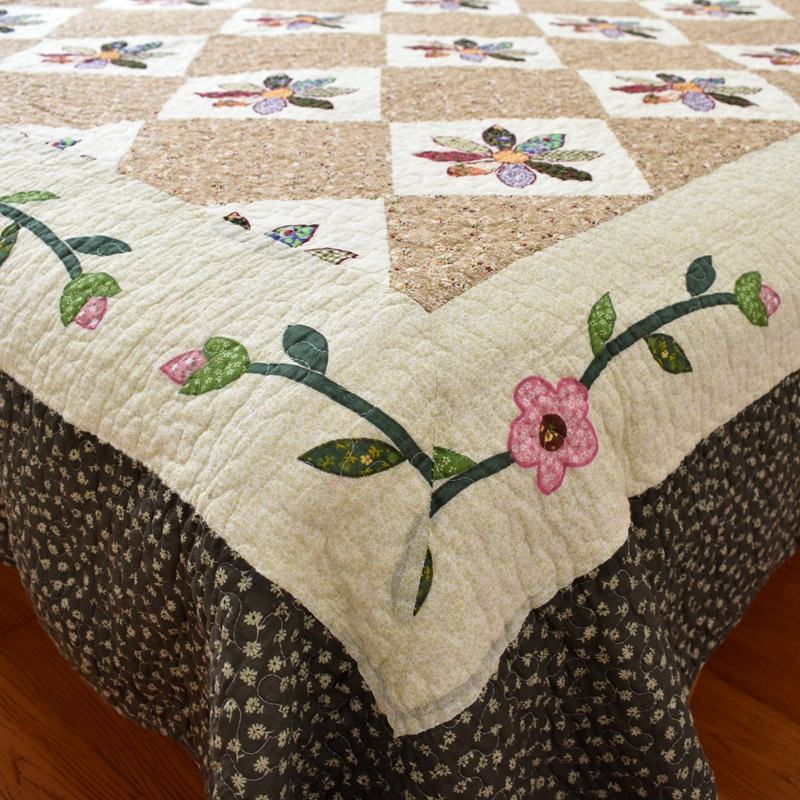 绗缝加厚床单单件纯棉三件套1.8米双人床罩全棉被单夹棉床盖四季