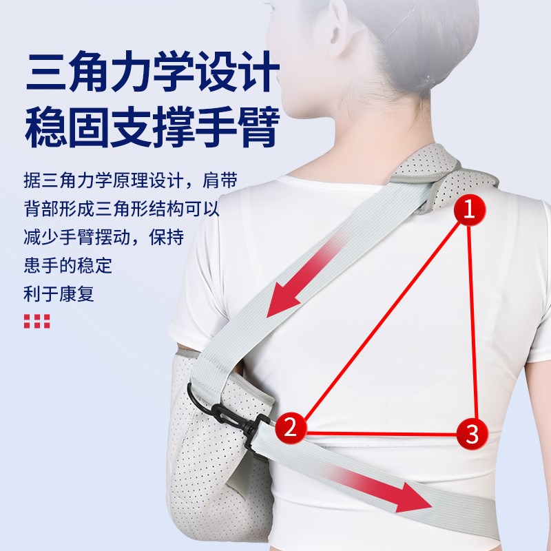 手臂骨折前臂胳膊吊带护支具固定锁骨上肢手腕护具肘关节脱臼托板