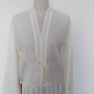 汉服女春款夏季古装上襦对领上衣单卖齐胸内搭齐腰防透里衣中华风