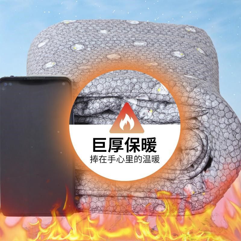 冬季爸爸棉裤男外穿老人爷爷宽松保暖裤老年人冬装裤子男加绒加厚