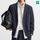 春季 西装 新款 柜529 男装 欧美简约泡泡纱薄款 外套7380550 401