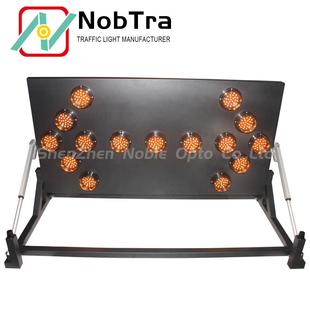 NOBLE1.5米导向牌 道路施工维护交通指示箭头牌 15灯车载箭头牌