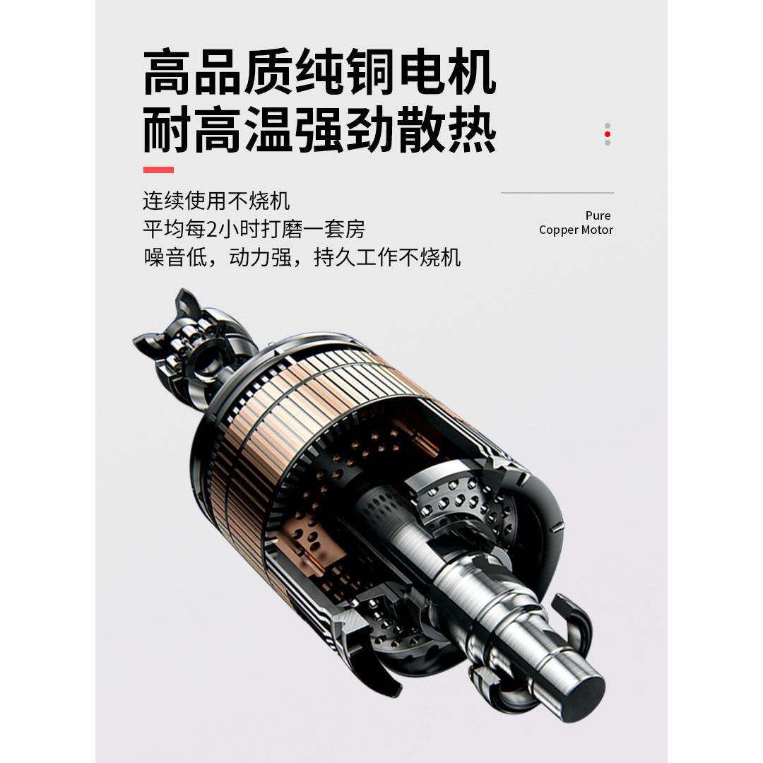 打磨机墙面尘砂纸腻子粉磨光墙壁神器?[至尊双长杆无刷电动超轻沙