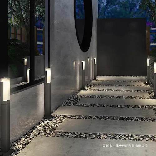 草坪灯户外防水草地灯led室外接电地插式围墙花园别墅景观庭院灯