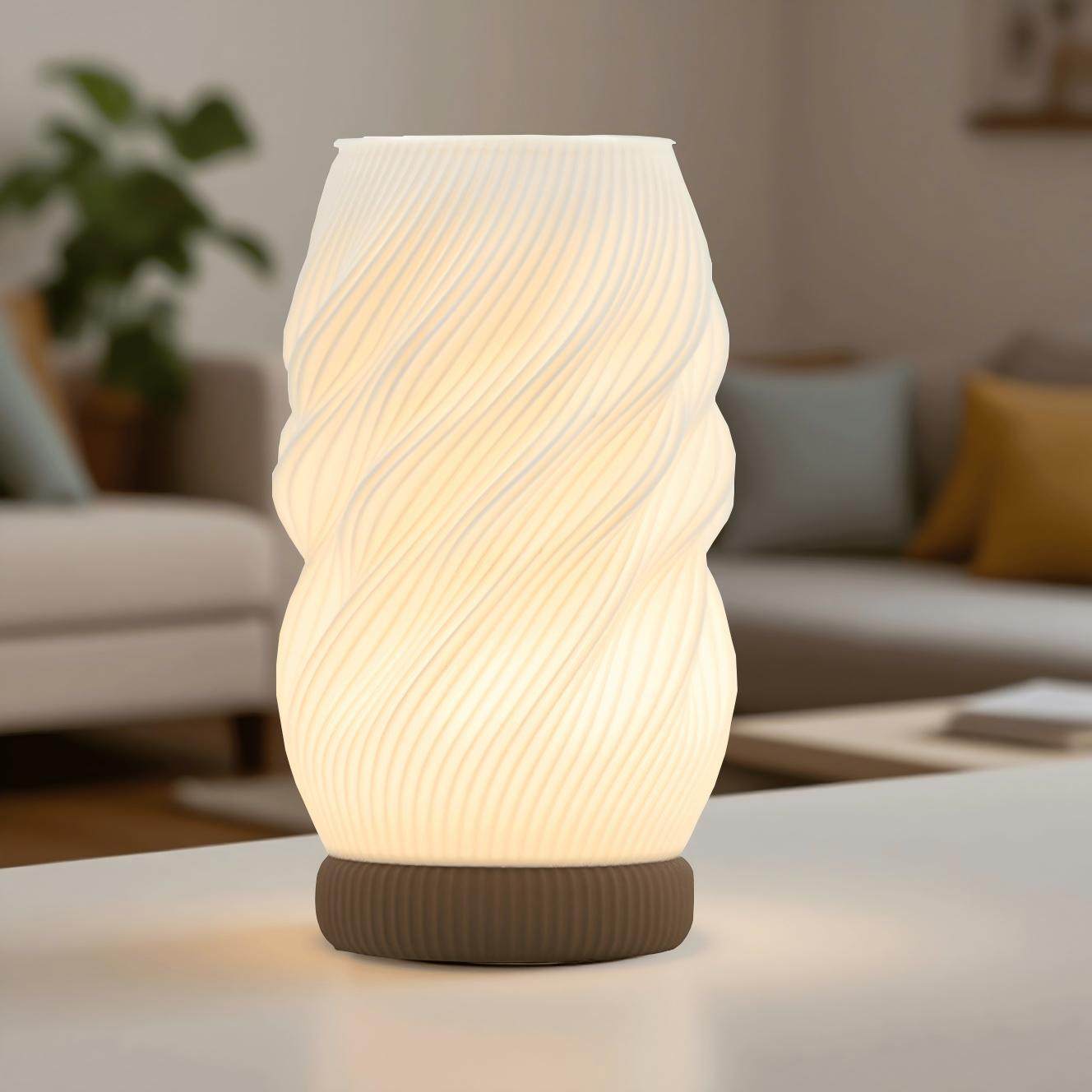 北欧奶油风卧室床头装饰台灯USB调光护眼创意艺术感可插花氛围灯,纺织面料/辅料/配套,纺织机械配件,淘宝优惠券,粉丝福利购,淘宝优惠卷