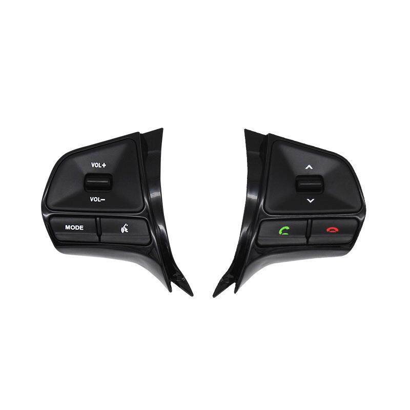 967004Y000适用起亚11-14年老款K2多功能方向盘按键改装钢琴黑