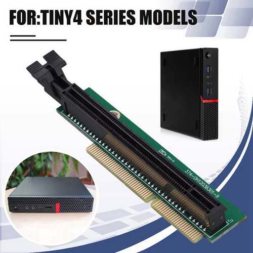 2个颜色：绿色材质：PCB+塑料Tiny4转接卡主板转接卡显卡网