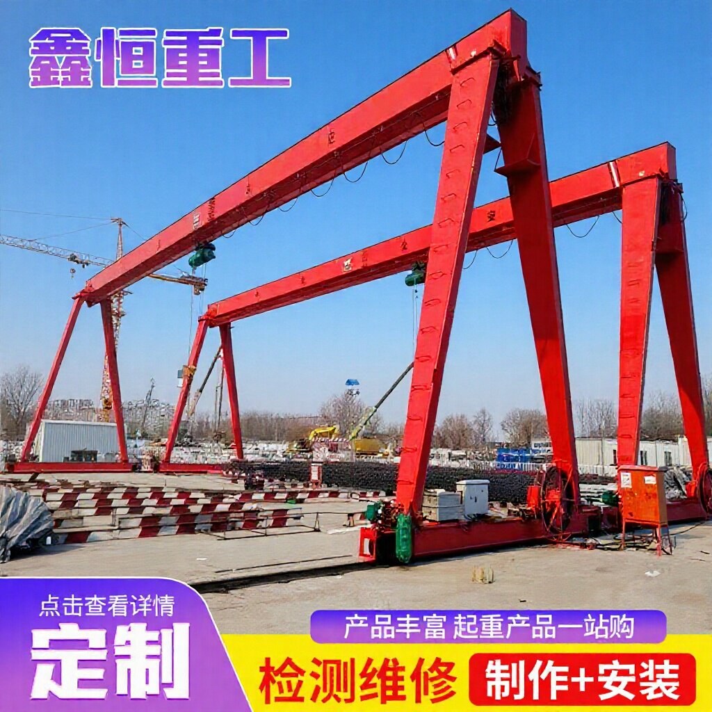 10吨龙门吊起重机轨道运行电动葫芦门式起重机室外16吨电动龙门吊