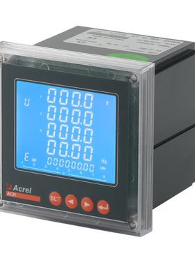 安科瑞ACR320E(L)嵌入式三相网络电力仪表开孔108*108数码管/液晶