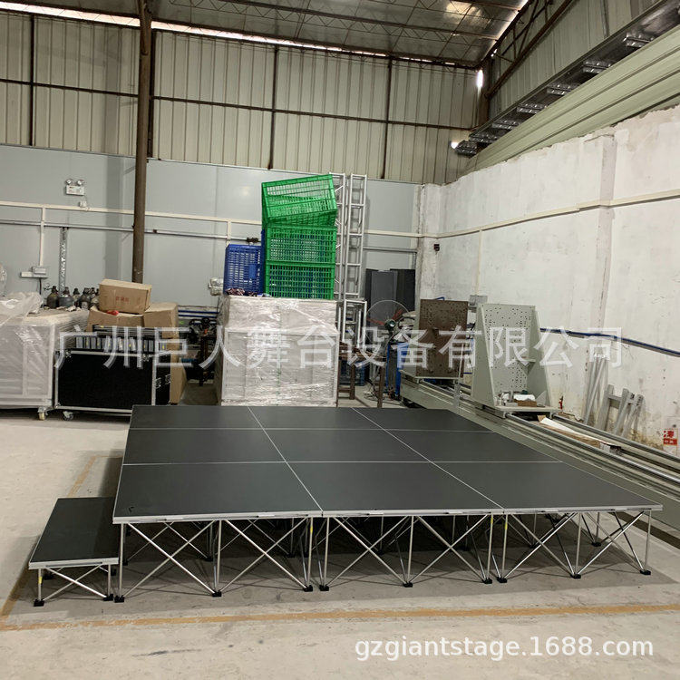 快速伸缩支架舞台aluminumfoldingstage1.22x1.22折叠舞台