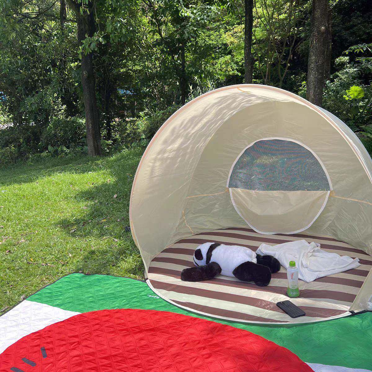 露营帐篷户外折叠便捷式儿童野餐一键开合自动室内宝宝快速打开轻