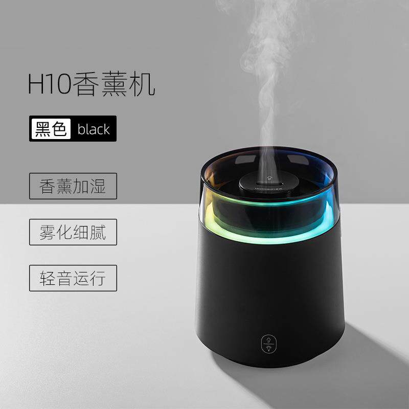大容量加湿器3L容量带氛围灯多色可调H20香氛卧室