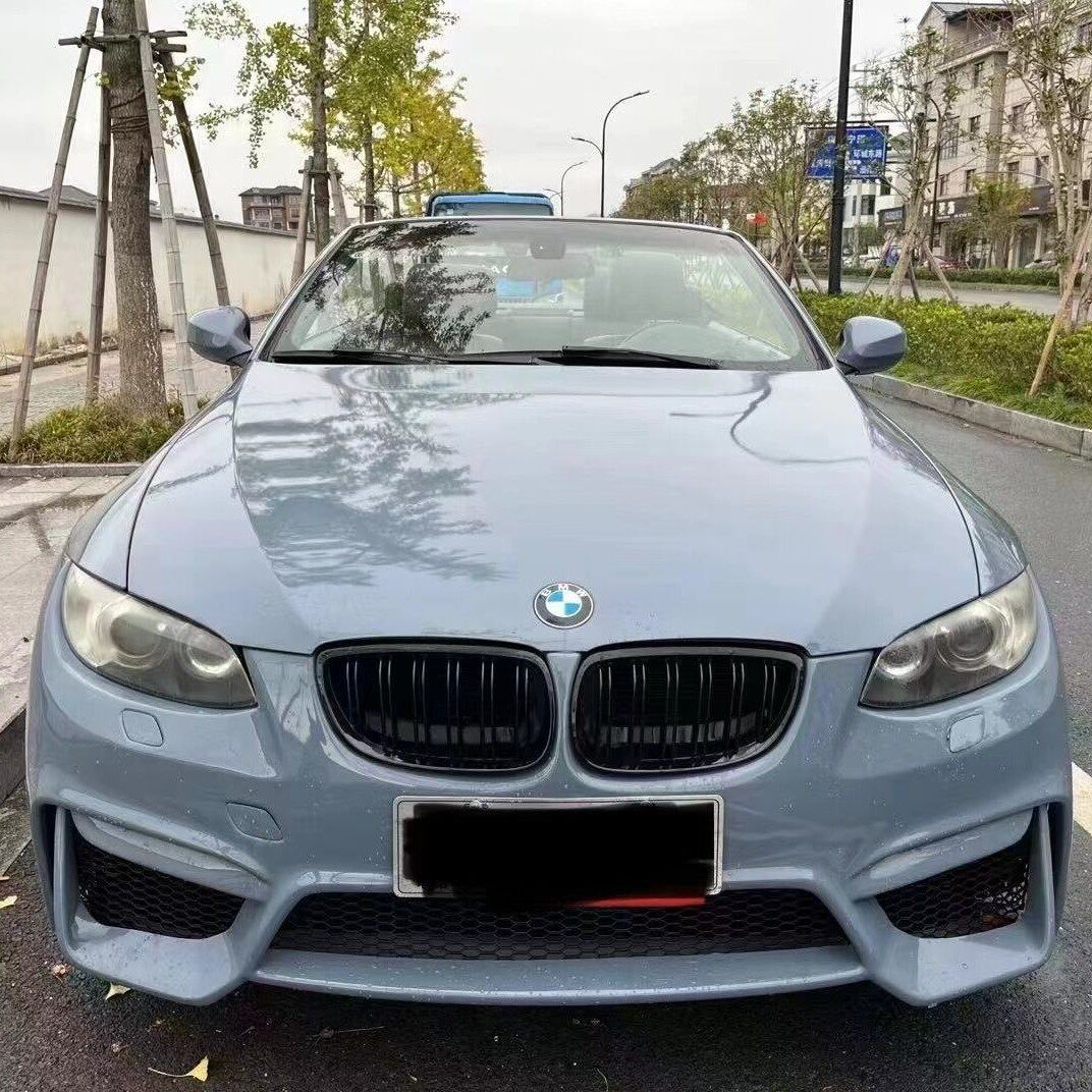 适用于05-12款宝马3系/E92改装M4大包围前后杠侧裙尾喉套件