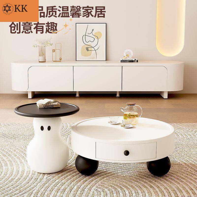 现代简约创意家用小户型客厅带抽屉新款奶油风雪人茶几电视柜组合,机械设备,其他机械设备,淘宝优惠券,粉丝福利购,淘宝优惠卷
