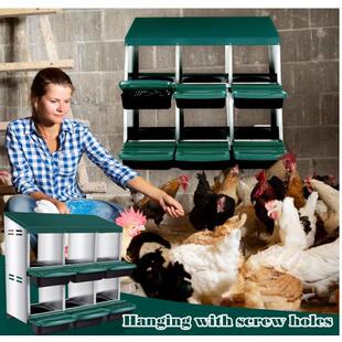 全自动清粪养殖鸡笼家用产蛋箱鸡舍家禽鸡下蛋镀锌产蛋箱可悬挂