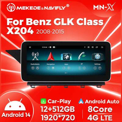 MNX适用奔驰GLKX2042008-15安卓系统车载中控屏幕Carplay导航屏