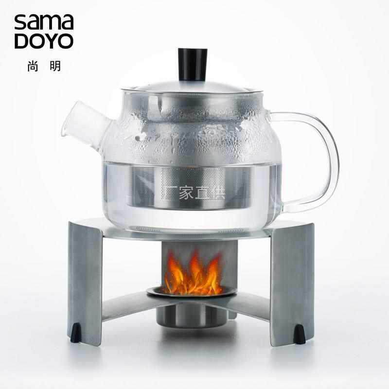 尚明玻璃茶壶茶具套装耐高温家用大号煮茶壶加厚过滤大容量泡