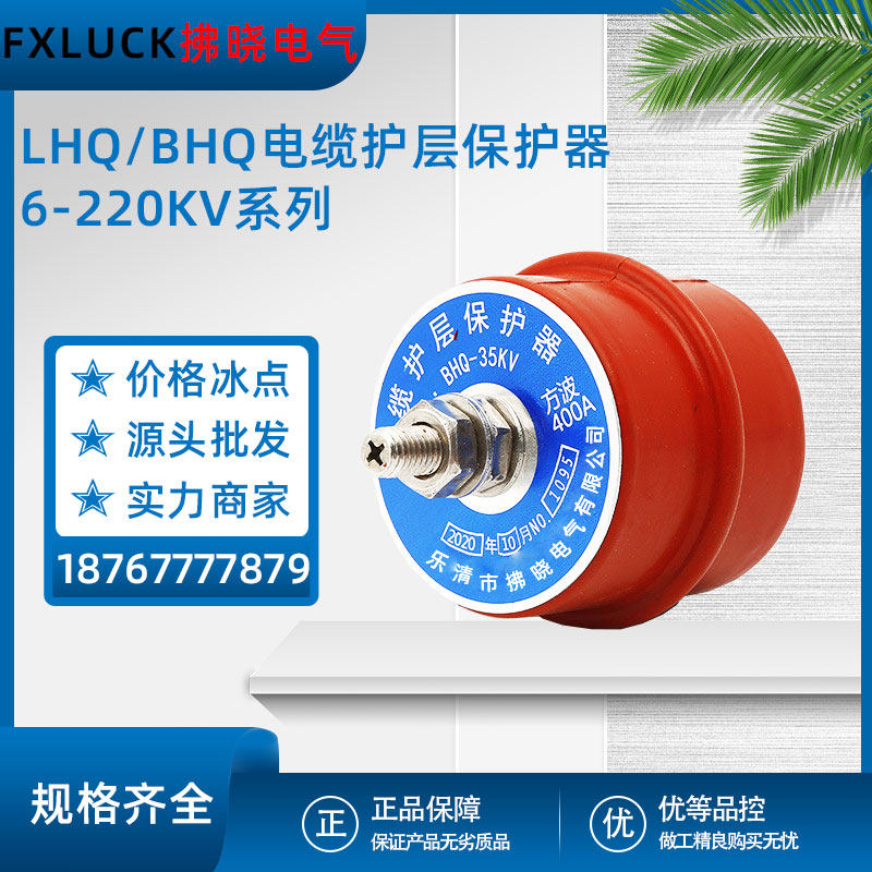 LHQ/BHQ电缆护层保护器6-10-27.5-35-110-220KV金属接地箱铁路用