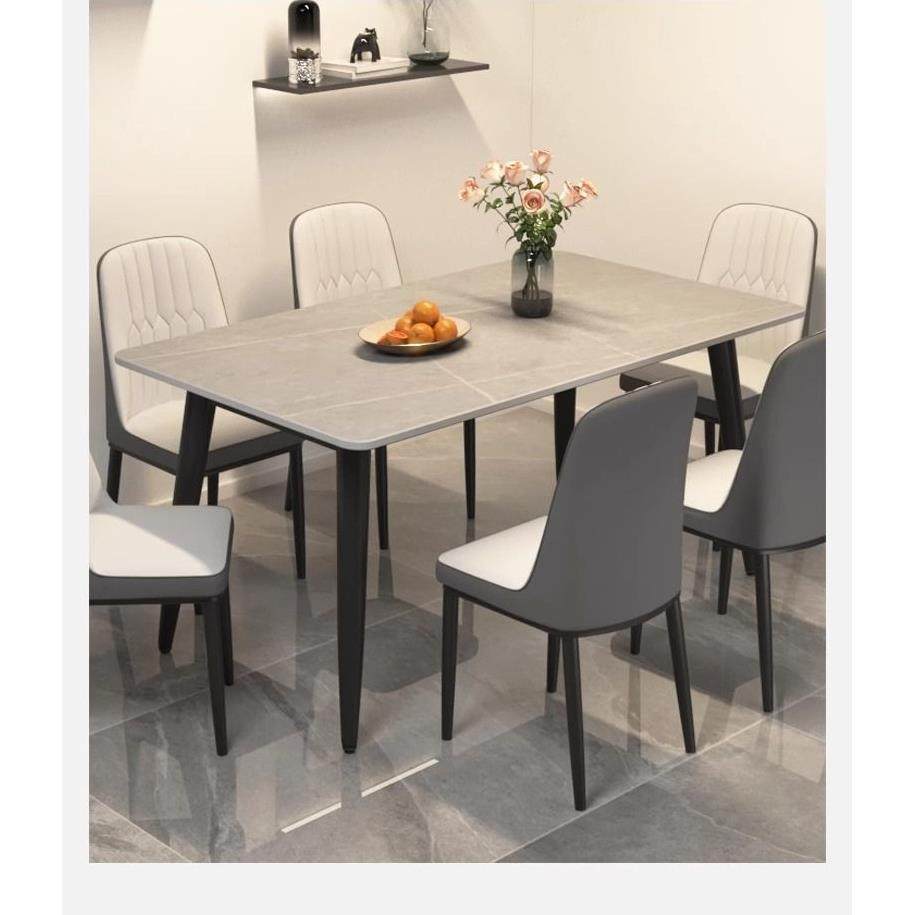 岩板餐桌椅组合家用小户型哑光加厚饭桌现代简约轻奢亮面亮光桌子,电子元器件市场,其它元器件,淘宝优惠券,粉丝福利购,淘宝优惠卷