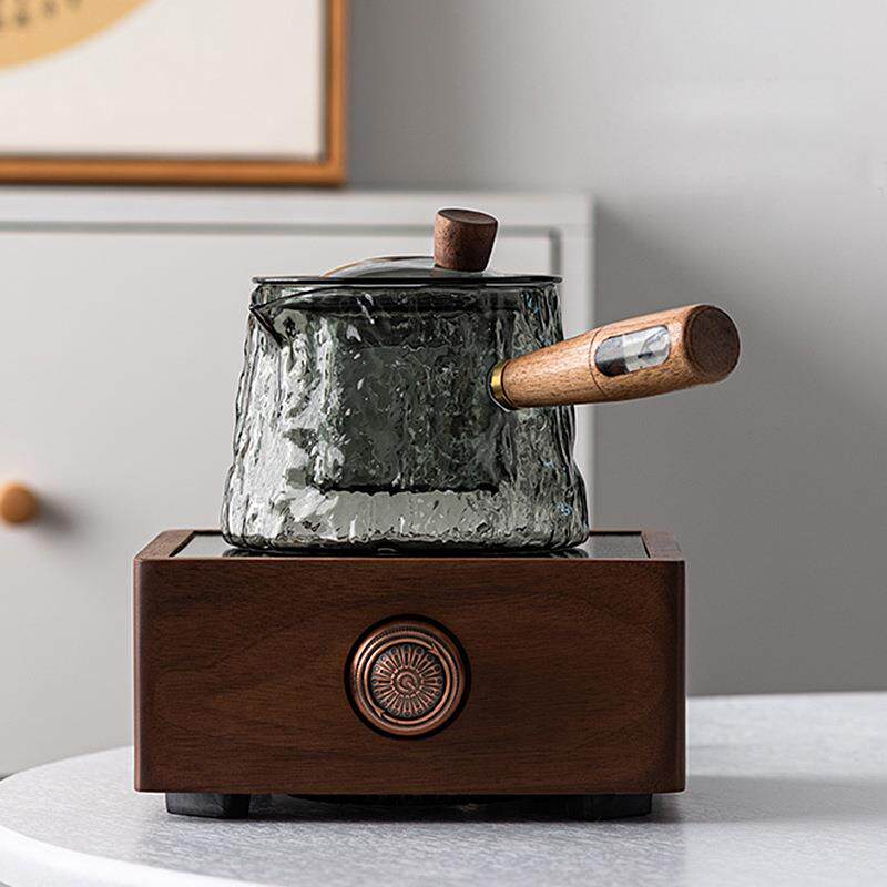 电陶炉煮茶器玻璃茶壶小型静音家用办公室养生花茶壶烧水壶泡茶壶