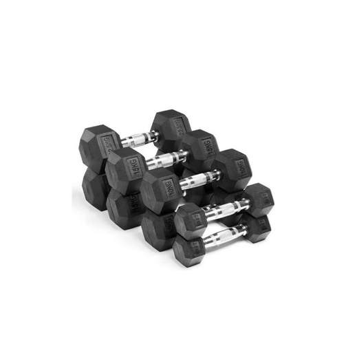 迈特森哑铃六角健身器材5KG一对（左右手各5公斤）