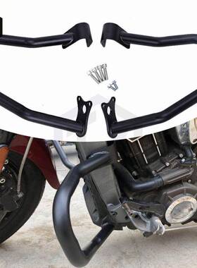 印第安侦察兵保险杠 bobber专用黑色护杠保险杠 轻骑兵电镀防摔杠