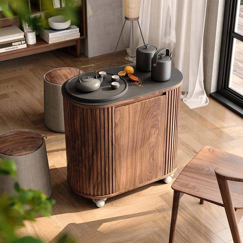 W7木胭脂 茶宴茶水柜 可移动茶车茶台小边几可泡茶一体火烧石茶桌,3C数码配件,其它配件,淘宝优惠券,粉丝福利购,淘宝优惠卷