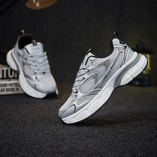 森马老爹鞋 厚底增高百搭网面透气休闲鞋 男款 网鞋 女 2025新款 SENMA