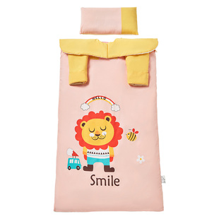 儿童睡袋春秋冬款纯棉薄款宝宝中大童防踢被神器四季通用小孩被子