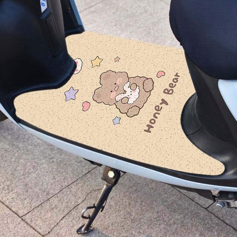 绿源FBQ3电动车脚垫防晒座套垫tdt2253z卡乐07防水脚踏垫踏板垫