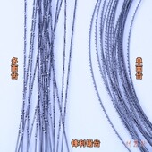 木工拉花锯条万用钢丝线锯条300mm500mm手工机用多面单面雕花锯条