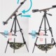 水彩写生画架 组合板画板架铝合金水彩画架便携户外写生折叠画架