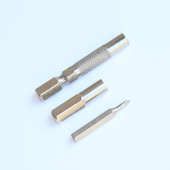 电动螺丝刀使用 六边形4mm转6.35mm转接头 全长2.5CM适用于1