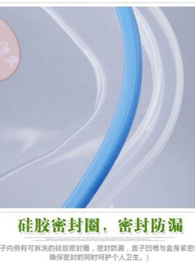 长方形日式分格饭盒塑料多格学生成人便当盒微波炉三格四格保鲜盒