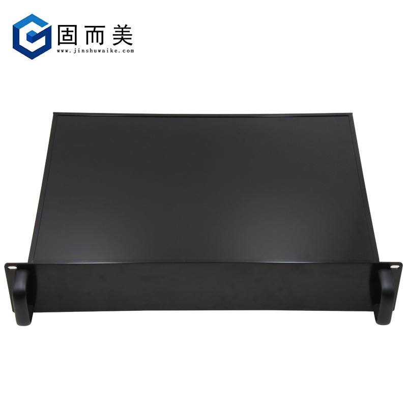 2u铝合金机箱外壳仪表外壳定制金属工控机外壳设计铝型材方形机器