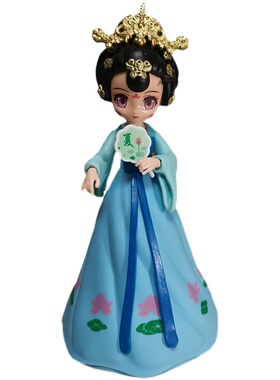 大唐网红不倒翁小姐姐西安兵马俑旅游纪念品中国古风娃娃少女摆件