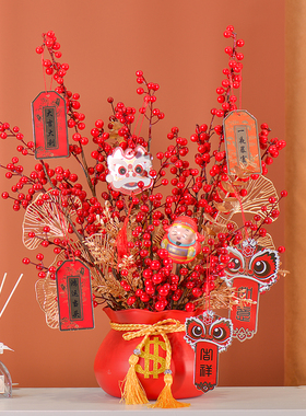 新年摆件乔迁新居礼品福桶高档搬家礼物送礼朋友客厅新房之喜装饰