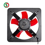 强力16寸厨房排风扇窗台式 排油烟机工业全铁换气扇金属抽风排气扇