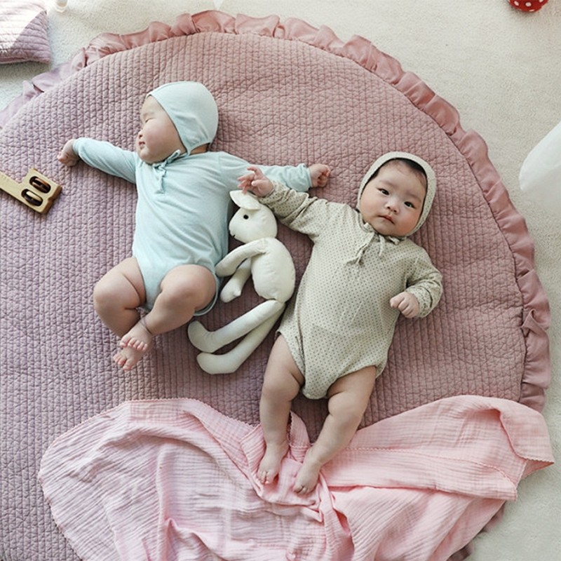 韩式宝宝爬行垫圆形卧室婴儿爬爬垫加厚地垫家用可机洗铺地上的垫,居家布艺,家用脚垫,淘宝优惠券,粉丝福利购,淘宝优惠卷