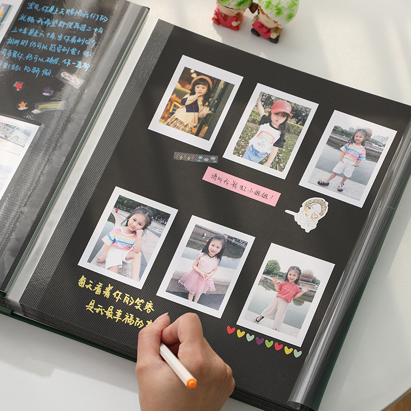 大容量手工制作diy覆膜自粘相册本粘贴式家庭影集情侣宝宝记念册