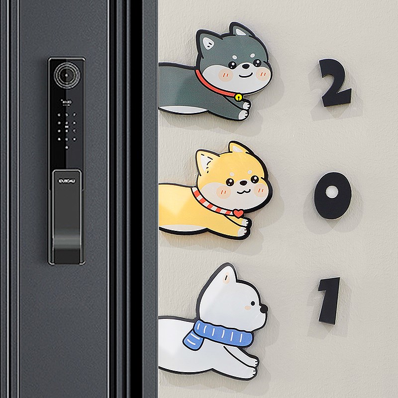 2024年新款门牌号高级感家庭卧室房间房号轻奢创意装饰挂牌小区入