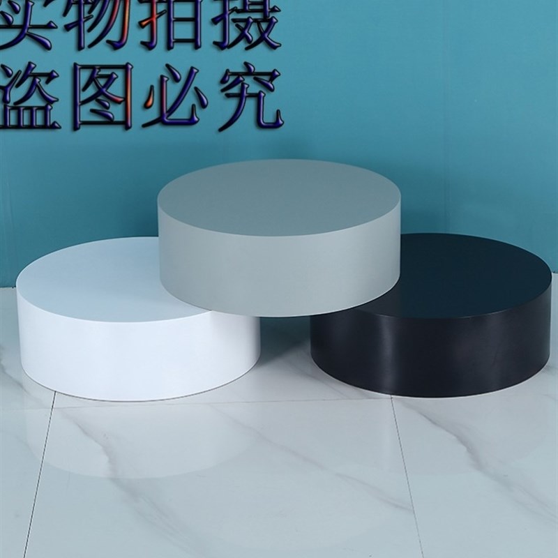 直播舞台烤漆台子网红站台圆形模特地台婚纱店摄影橱窗服装展示台