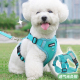 网红狗狗牵引绳小型犬比熊背心式 遛溜狗绳幼犬泰迪胸背带狗链夏季