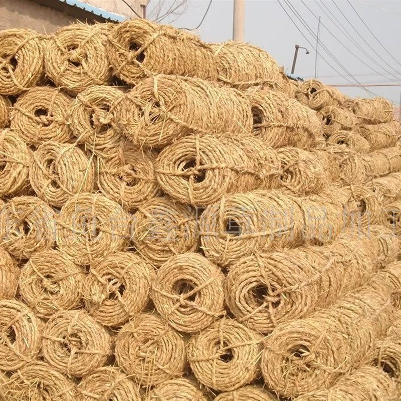 稻草绳 编织成捆草绳 优质干稻草 大树捆绑花木移栽包扎土球草绳