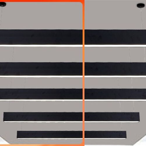 单管t8办公灯盘ledt5天花板灯吊线格栅灯萤光灯书房灯铝材饭厅灯