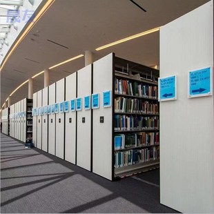 移动密集架手摇式档案室密集柜智能电动密集档案架无人智慧库房