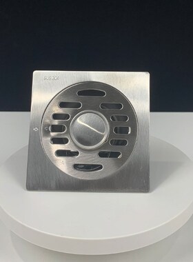 DN50管75管304不锈钢方形地漏防臭通用卫生间淋浴洗衣机两用