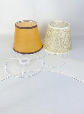 布艺台灯灯罩创意床头编织灯罩卧室落地灯外壳PVC灯罩工厂直销