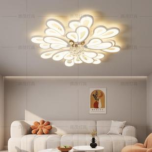 客厅主简约现代晶蝴蝶灯具轻奢高灯级创感水意2025ODC142新款 主卧